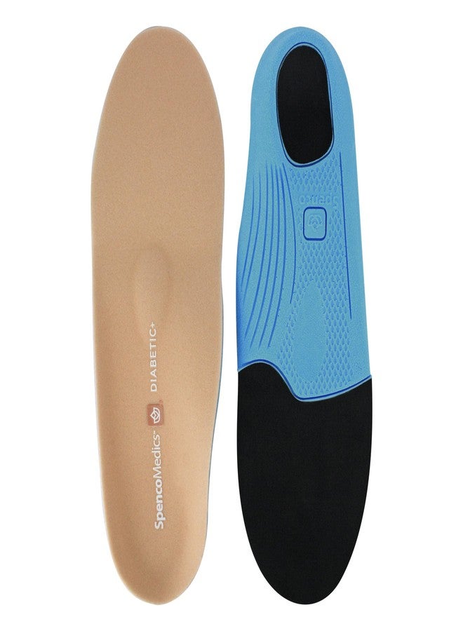 Spenco Medics Diabetic Plus Full Length Insoles (FSA&HSA Eligible)Arch Support - Deep Heel Cupping- Polysorb Foam Cushioning - Women's 11-12.5/ Men's 10-11.5 - Image 2